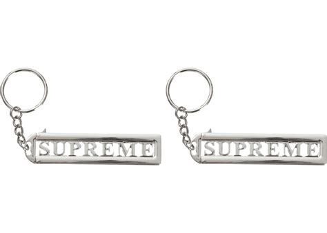 supreme slide keychain